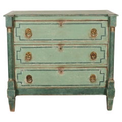 Dutch Painted Empire Commode