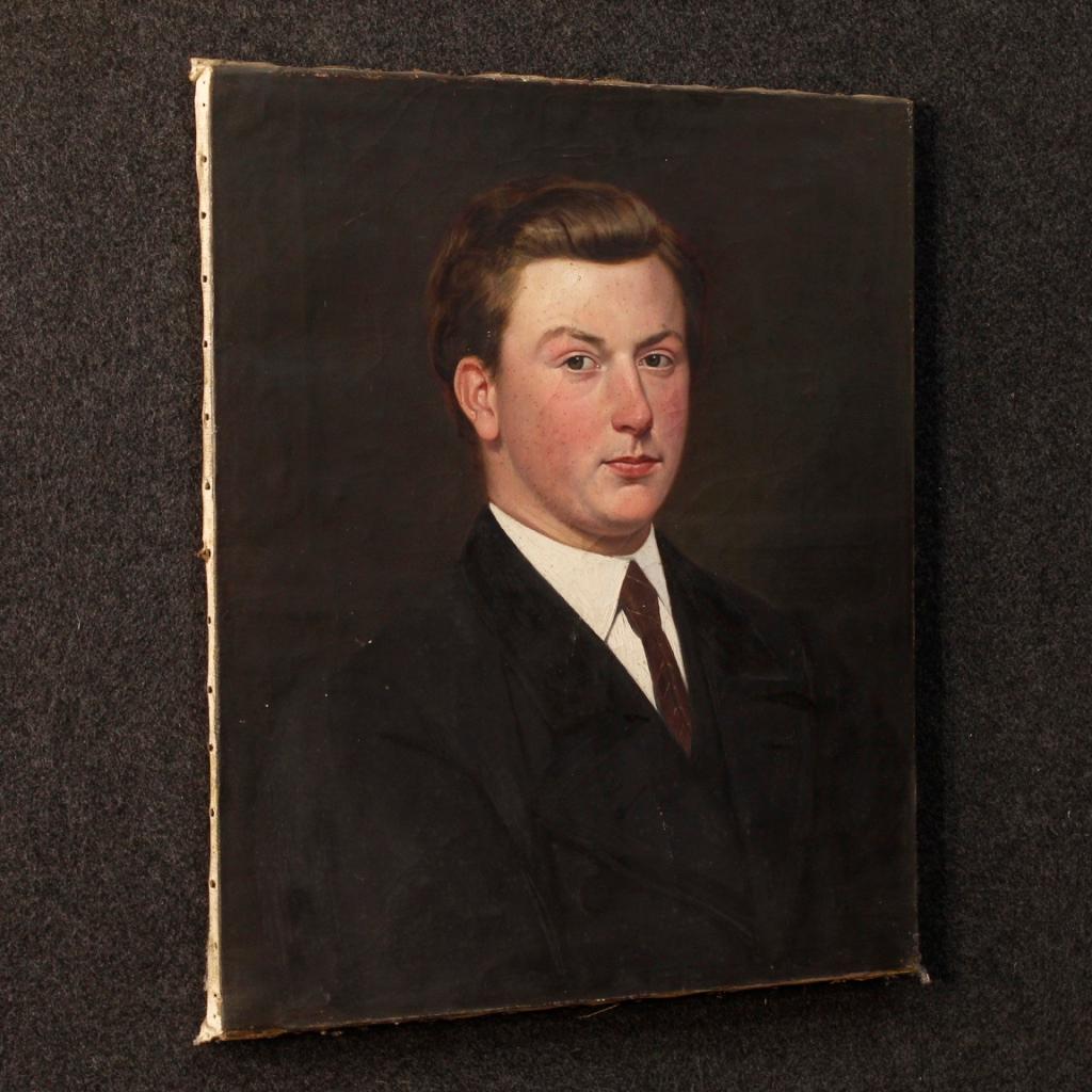 Dutch Painted Portrait of a Gentleman, 20th Century For Sale 2