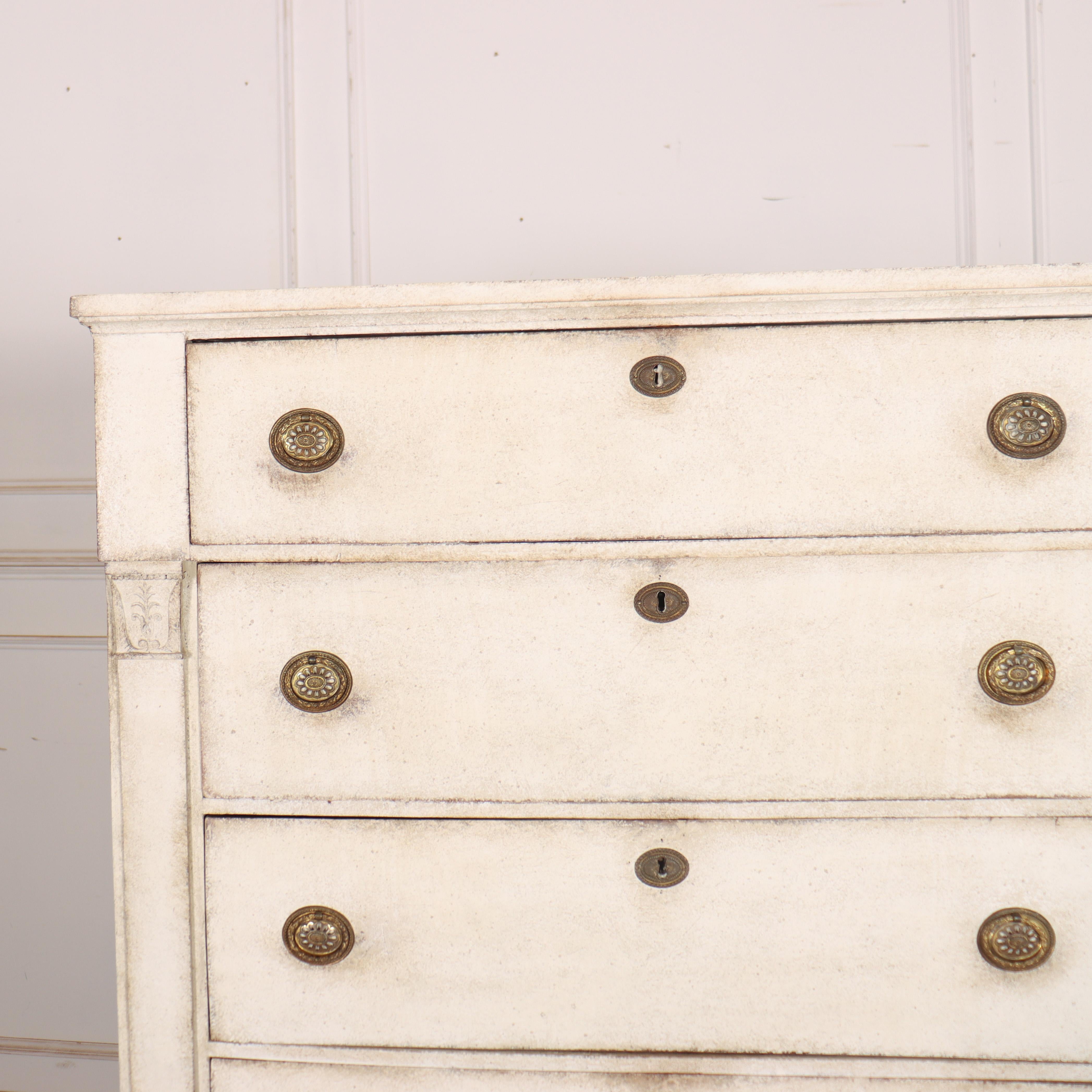 Early 19th century Dutch painted tall boy beech chest of drawers. 1820.


Code: 8922

Dimensions:
W: 38