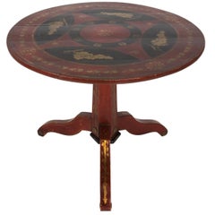 Dutch Painted Tiltop Table