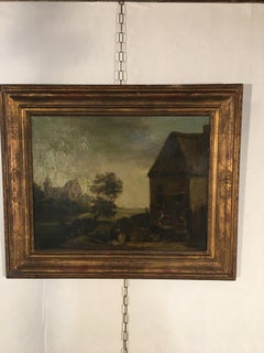 Dutch Painting, Country Scene, 19th