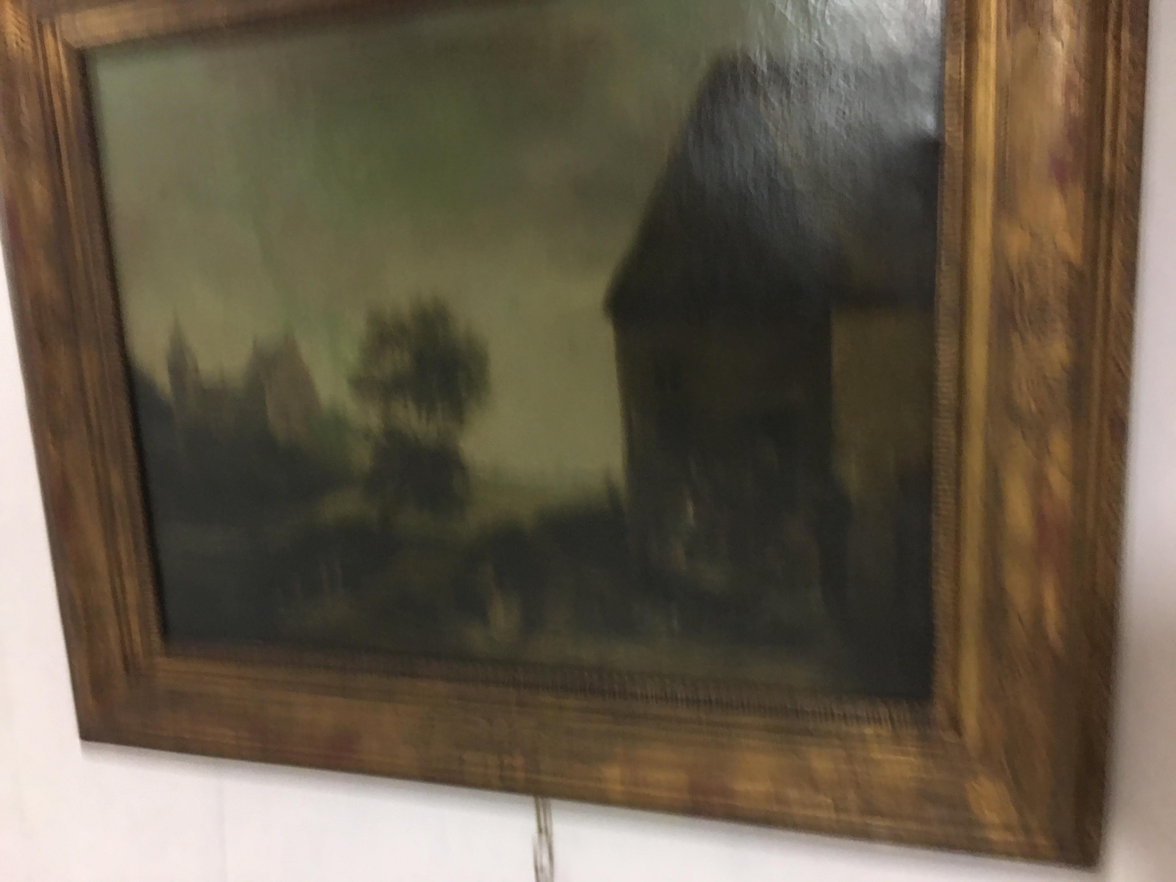 Dutch Painting, Country Scene, 19th In Good Condition For Sale In Nice, FR