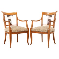 Dutch Pair of 19th Century Arm Chairs