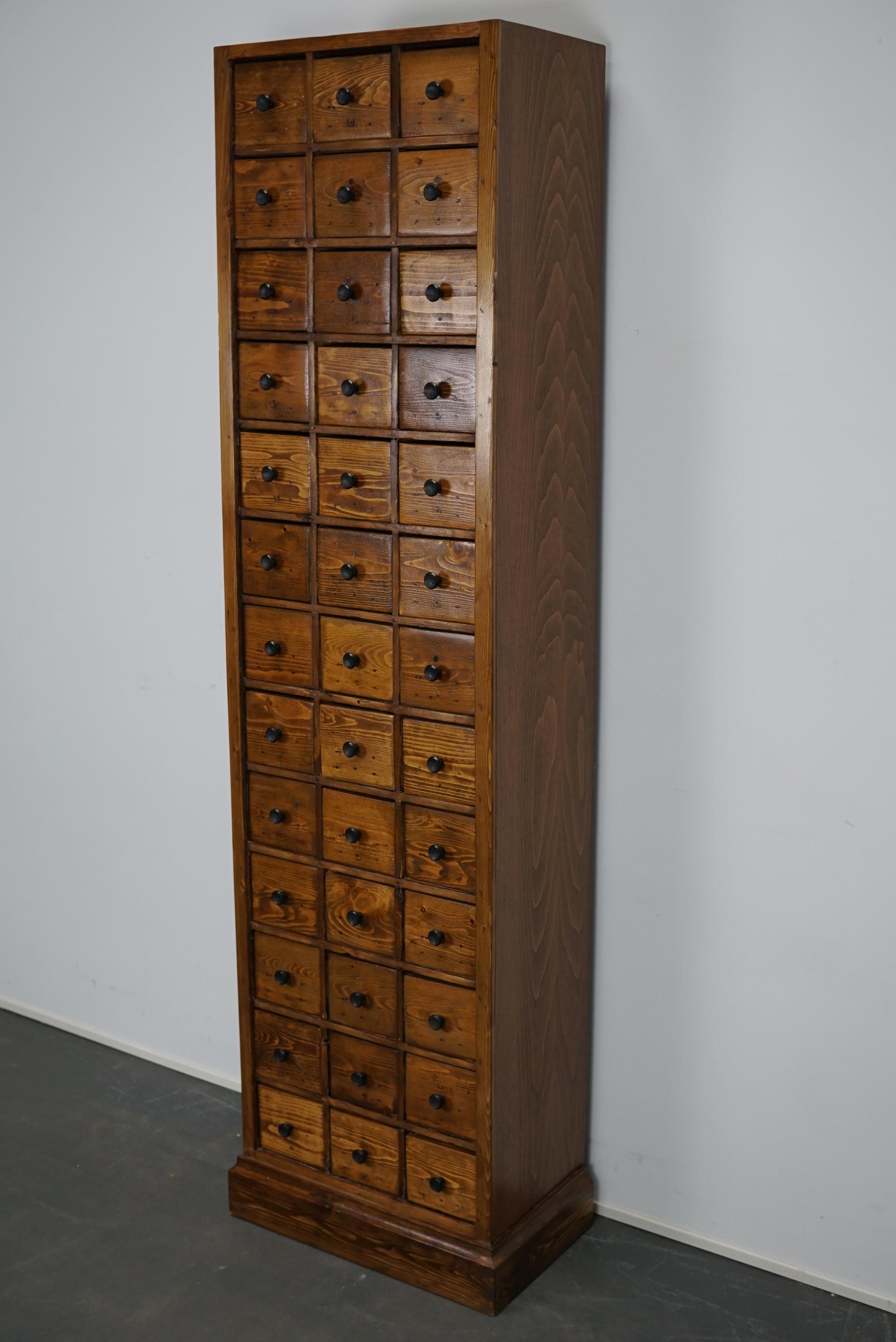 Dutch Pine Apothecary Cabinet, 1950s 2