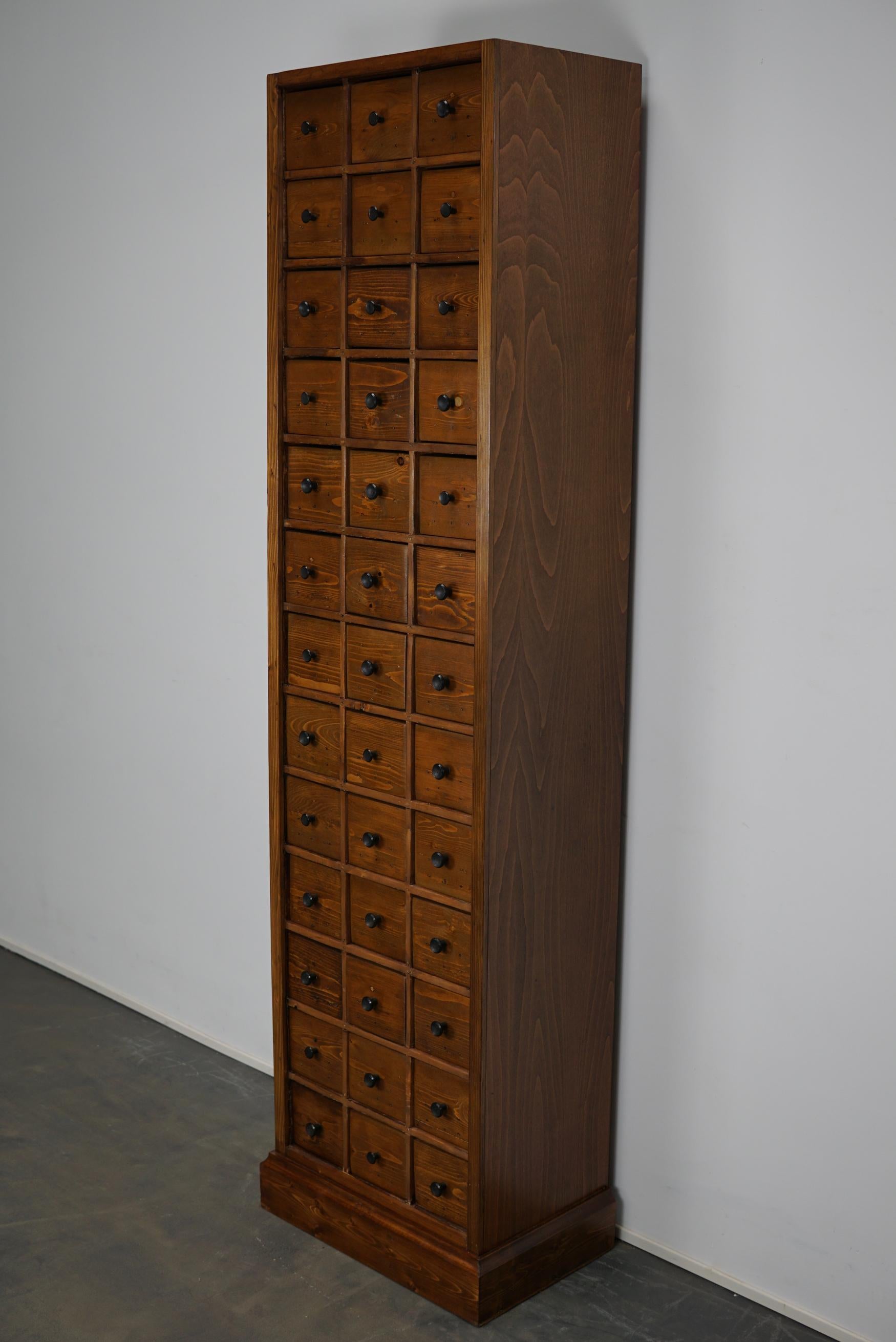Dutch Pine Apothecary Cabinet, 1950s 4