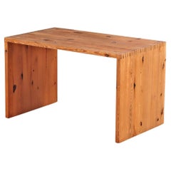 Dutch Pine Waterfall Desk, C. 1970.