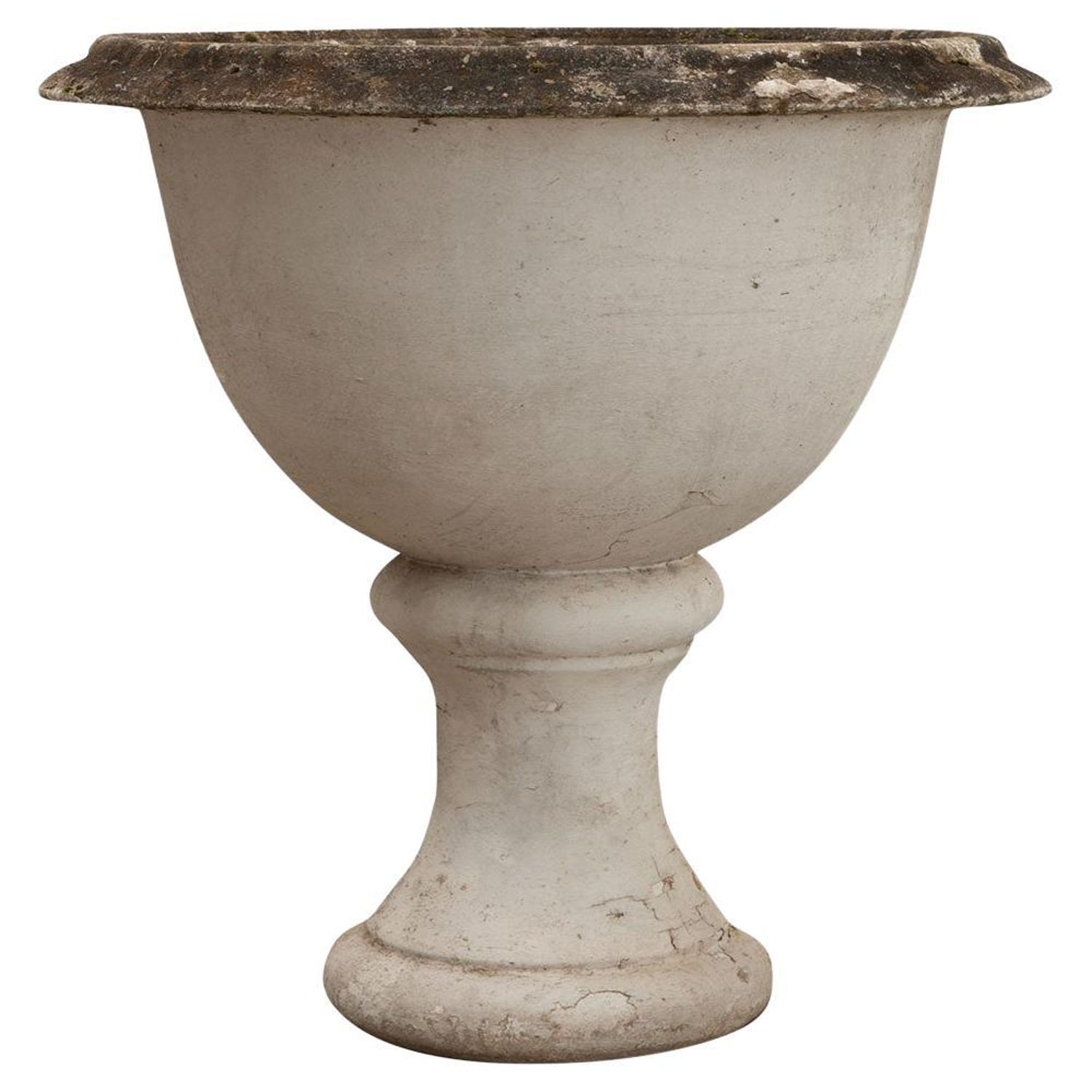 English Pair of Vintage Stone Planters For Sale at 1stDibs
