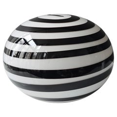 Dutch Postmodern Spiral Glass Table Lamp by ILU Design, Netherlands, 1980s