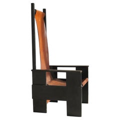 Niederländischer Hochlehner aus der Vorkriegszeit in der Formensprache von De Stijl", 1920er Jahre