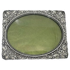 Used Dutch rectangular hanging picture frame, ca 1910