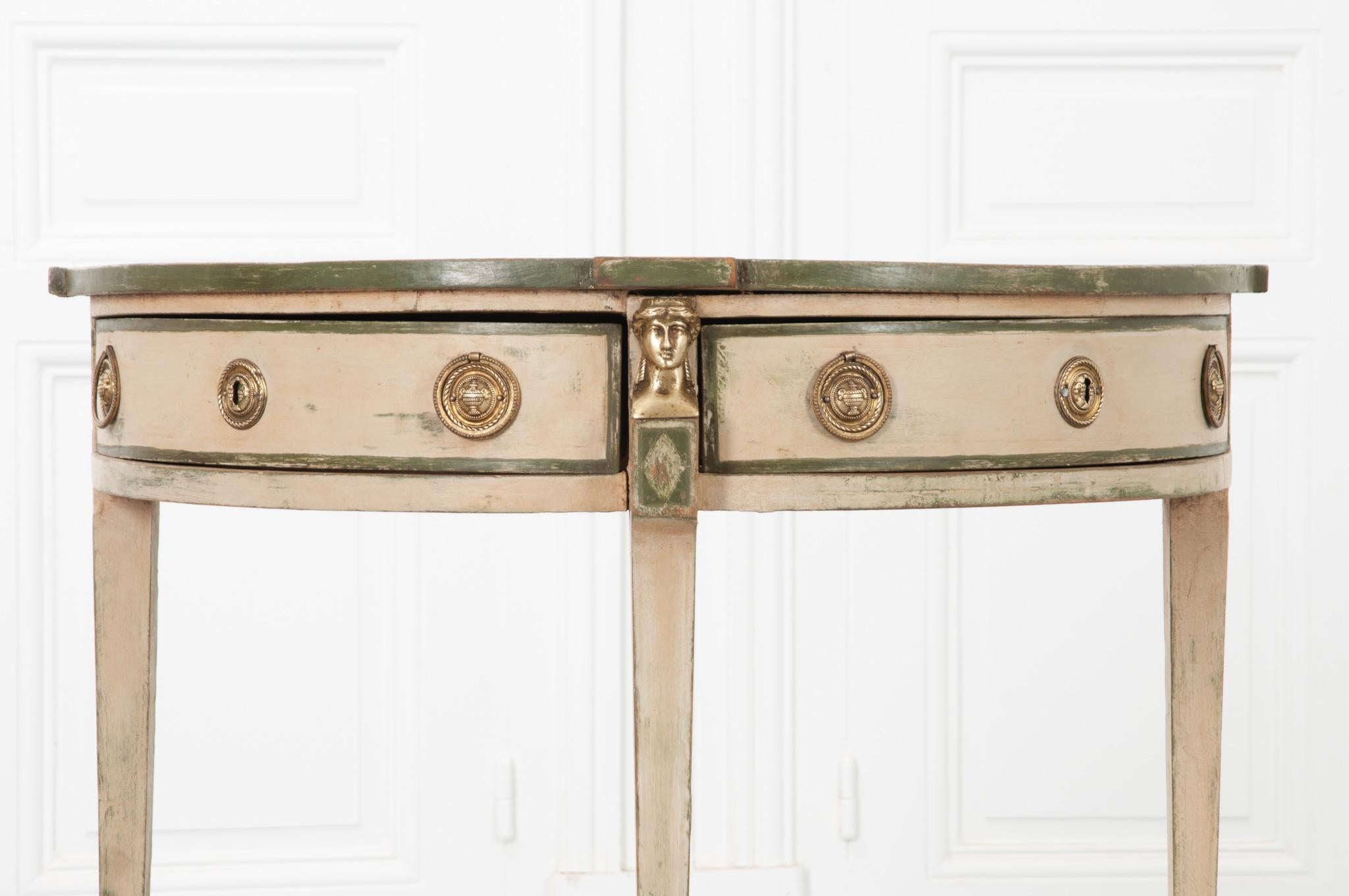 Cast Dutch Regency Console Table