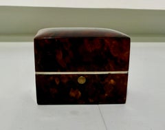 Dutch Regency Tortoiseshell Perfume Bottle Box, Circa 1830