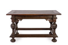 Dutch Renaissance Style Stained Oak Table, circa 1680
