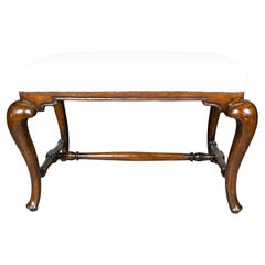 Dutch Rococo Walnut Bench
