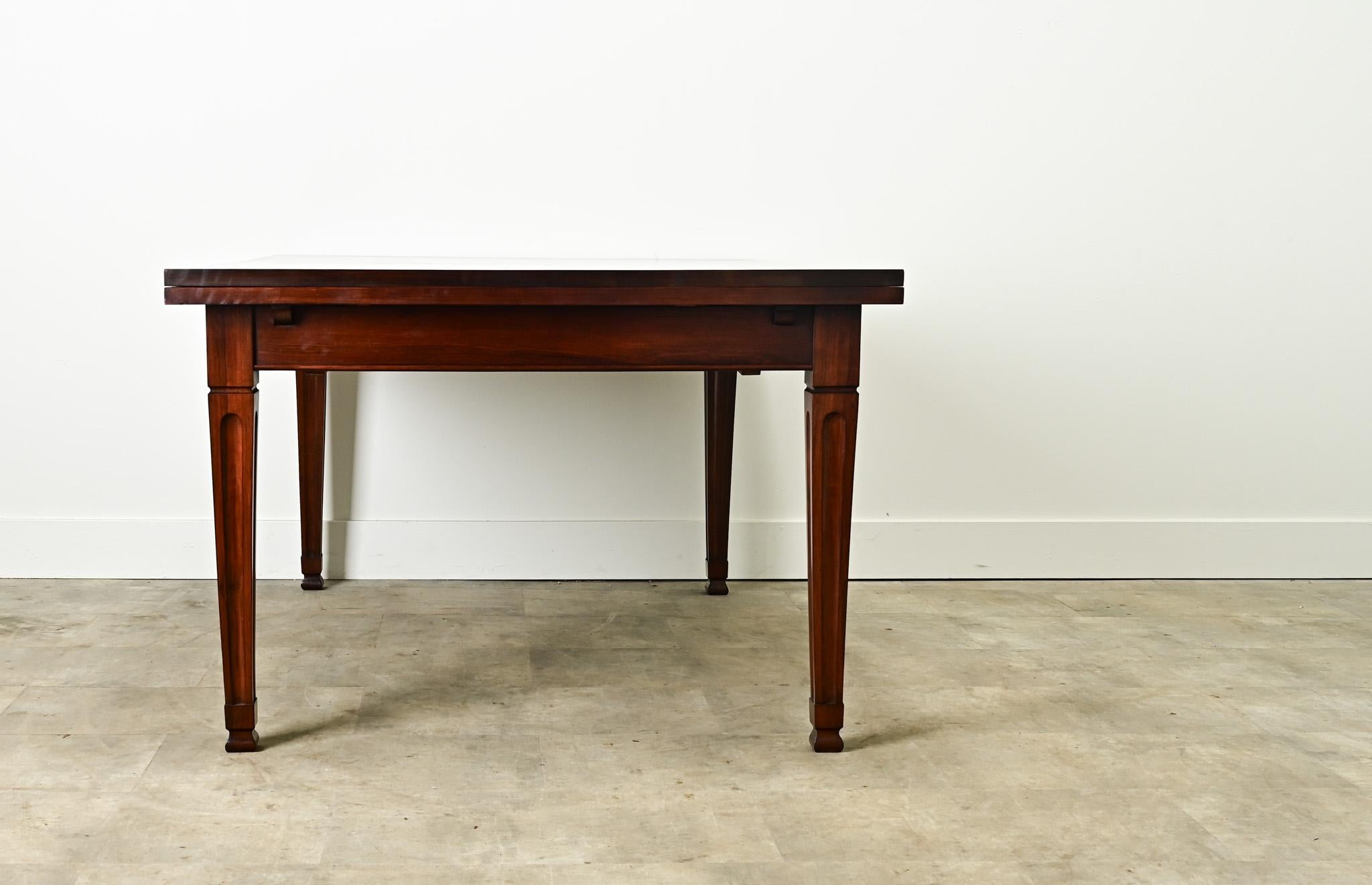Dutch Rosewood Extending Dining Table For Sale 7