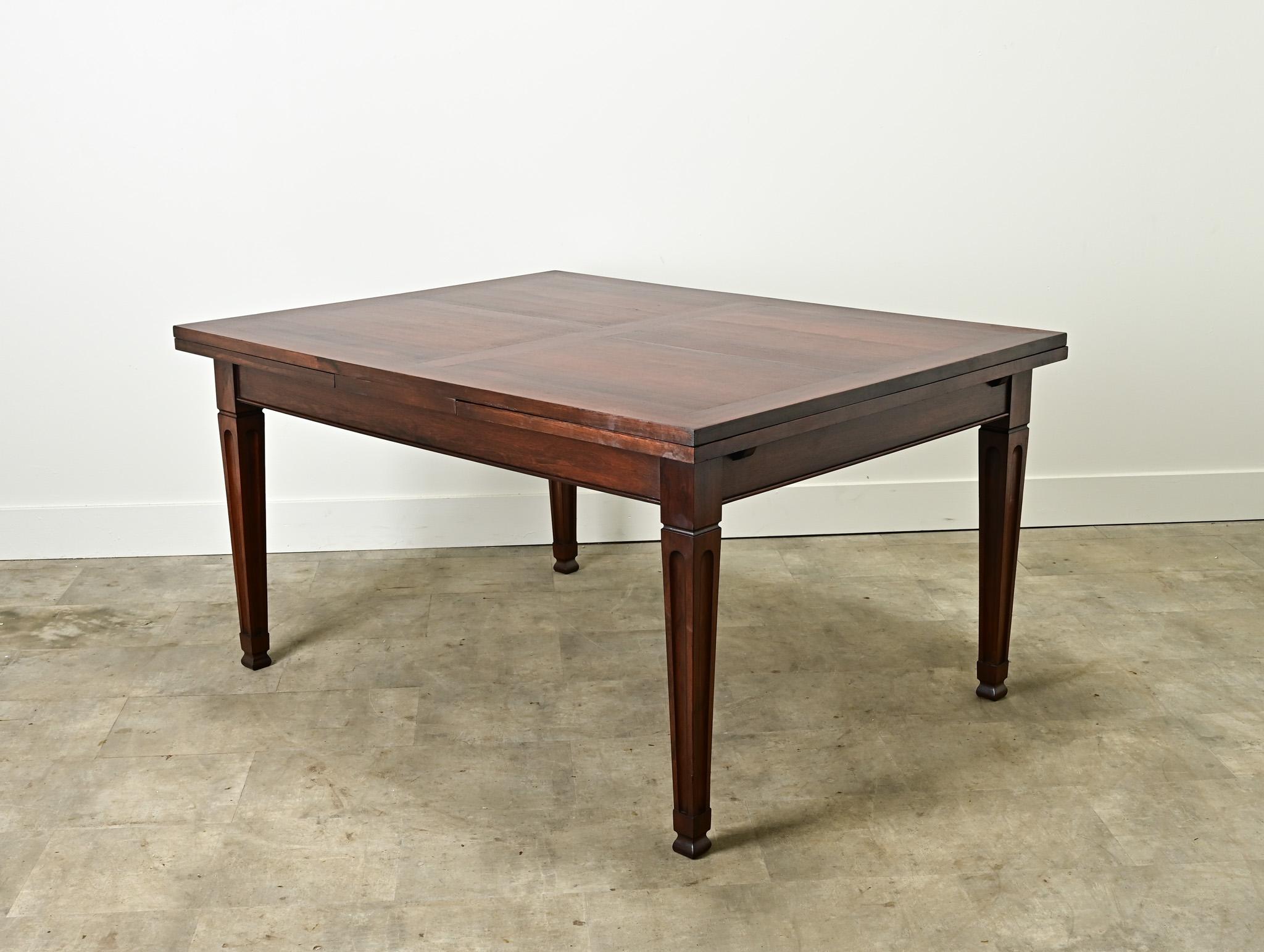 Dutch Rosewood Extending Dining Table For Sale 8