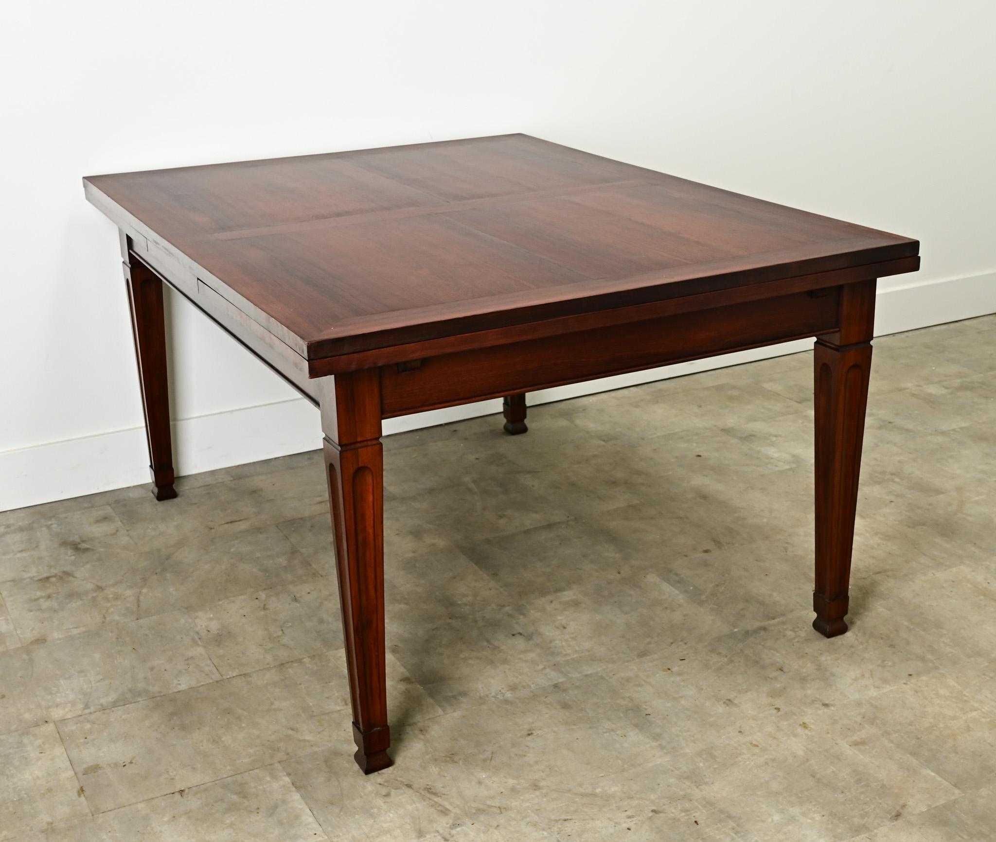 Dutch Rosewood Extending Dining Table For Sale 9