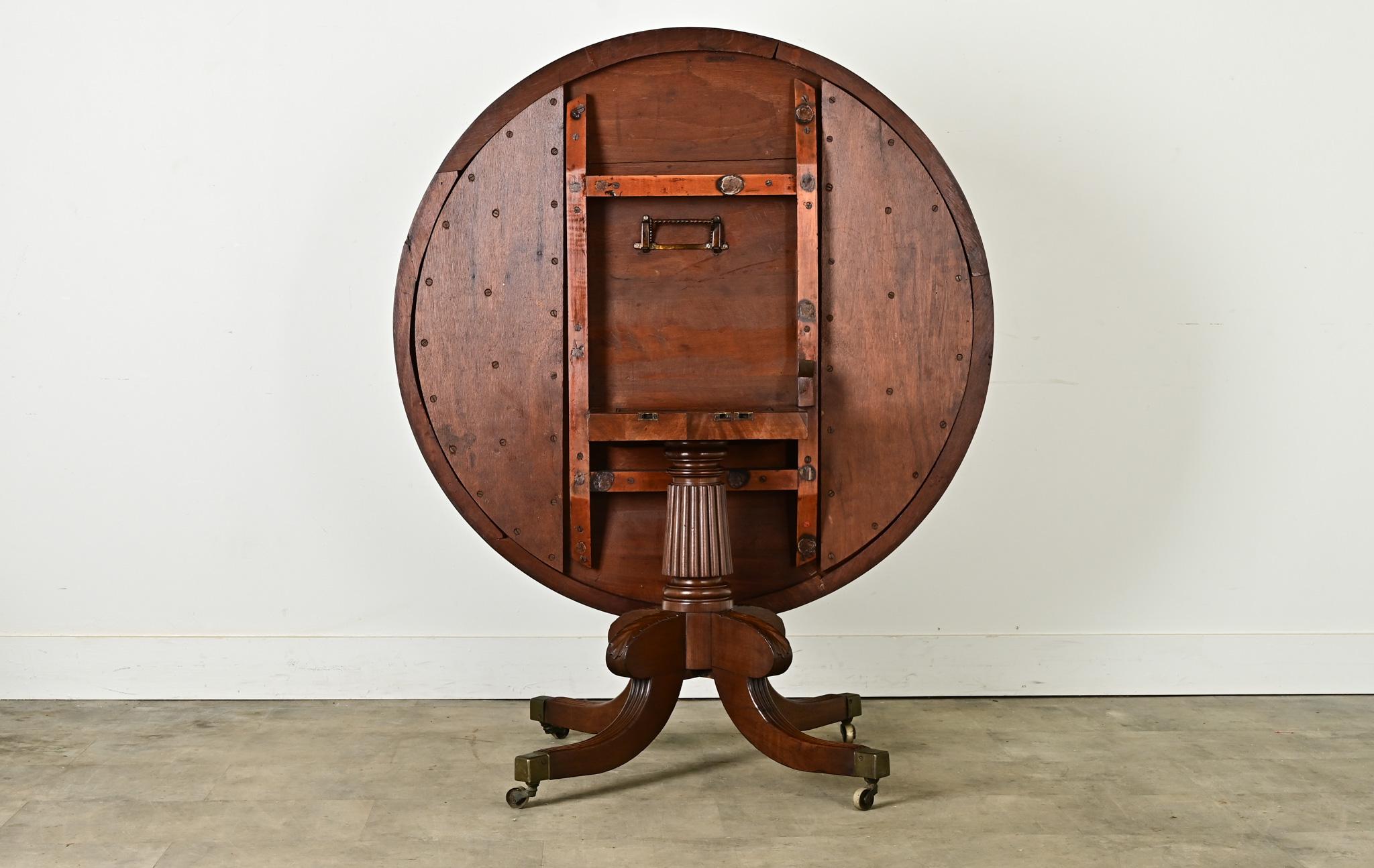 Dutch Round Pedestal Base Dining Table 6