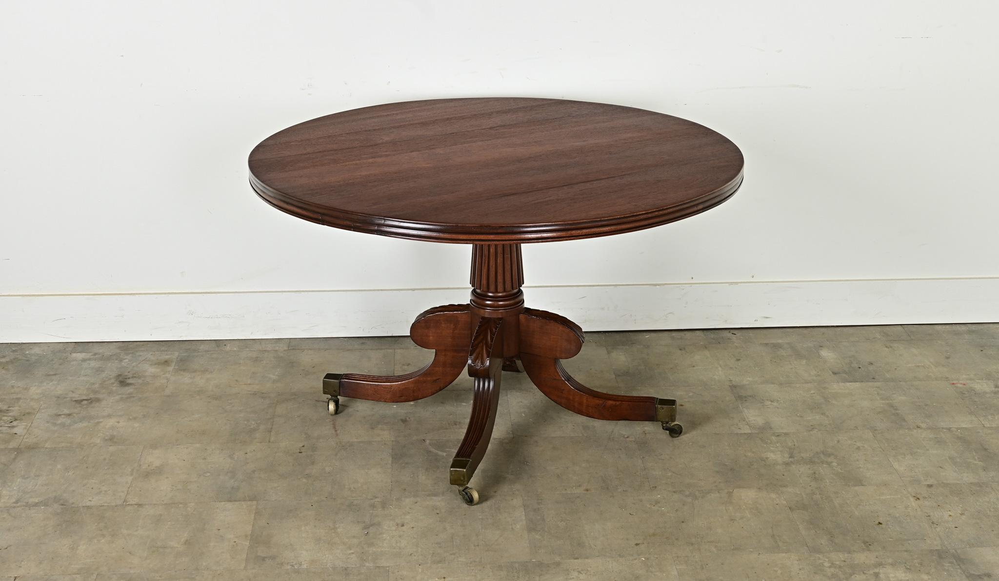 Other Dutch Round Pedestal Base Dining Table