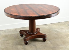 Dutch Round Rosewood Dining Table
