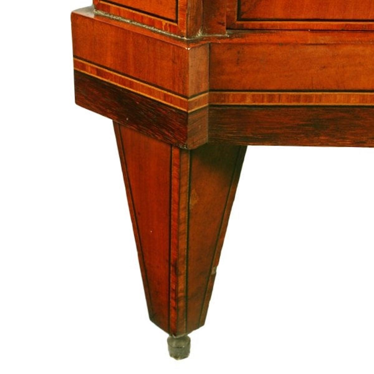Cabinet hollandais en bois satiné, 19e siècle  en vente 1