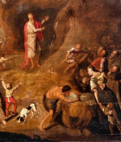 École hollandaise, 17e siècle « Moses on the Stone »