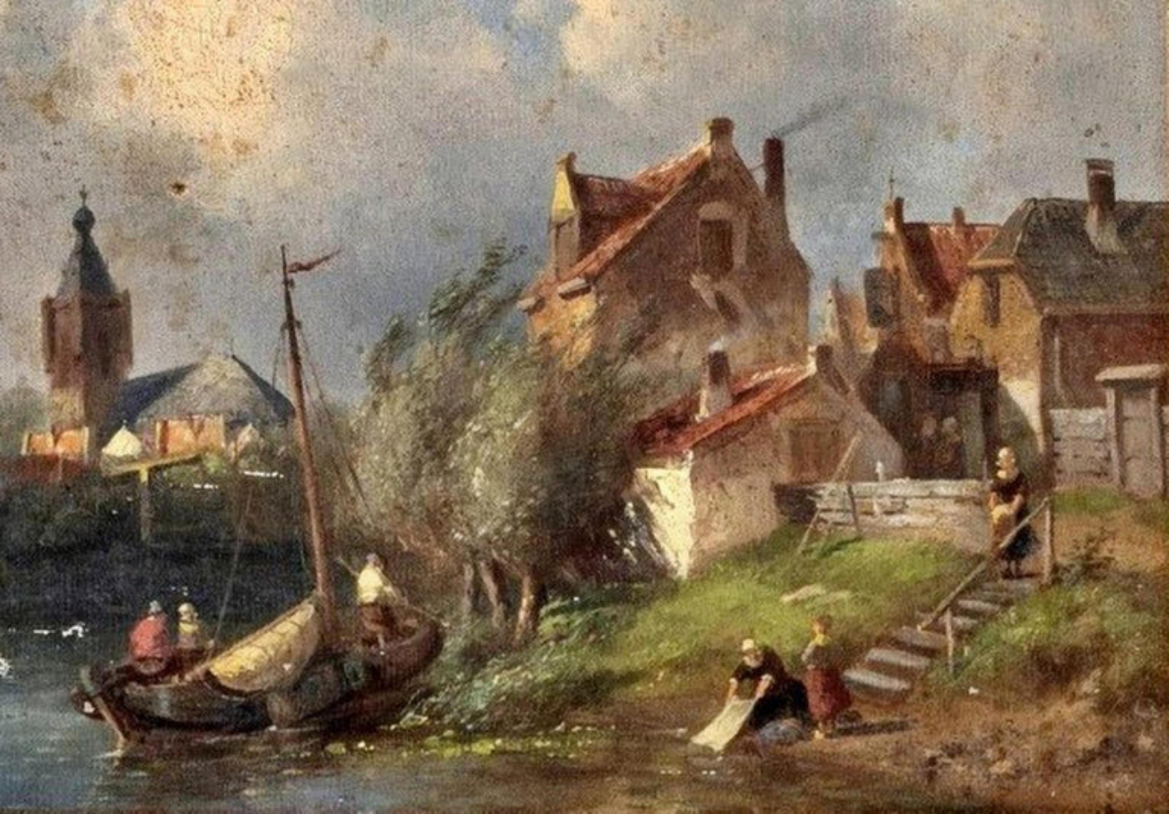 Paint Dutch School, 19th Century 