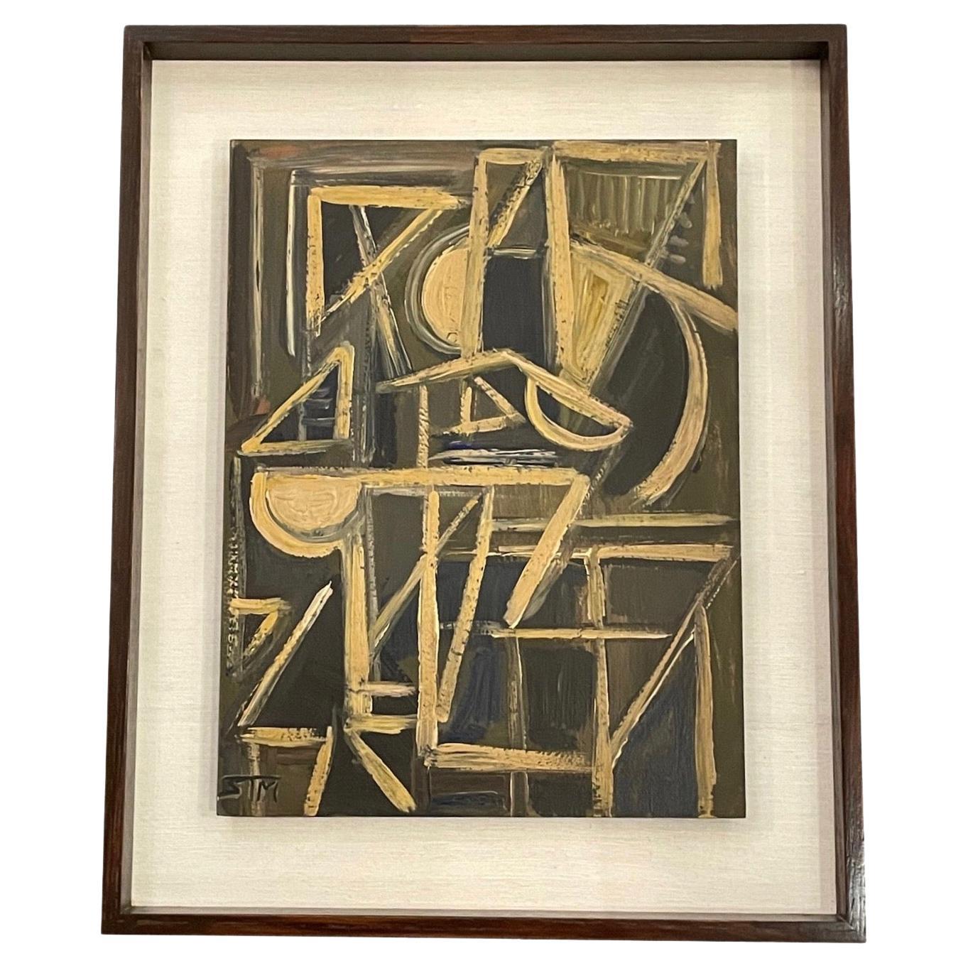 Pittura astratta della Scuola d'Arte Olandese, Olanda, anni '30