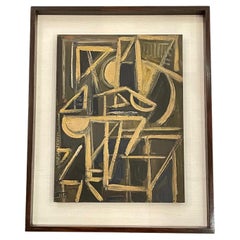 Dutch School of Art Abstract Painting, Holland, 1930s