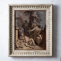 Dutch School Optical Grisaille of Drunken Silenus after Lairesse, c. 1800