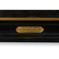 Ritratto di madre della scuola olandese di Rembrandt