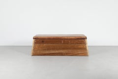 Dutch School Stacking Gymnastics Bench in Oak, Teak and Leather