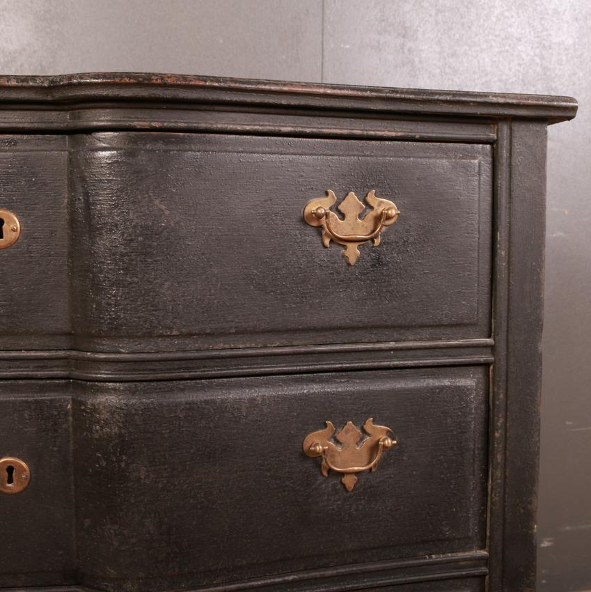 Painted Dutch Serpentine Commode