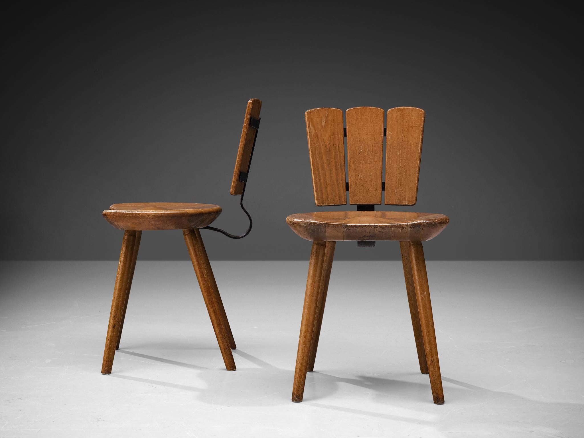 sedie rustiche legno usate