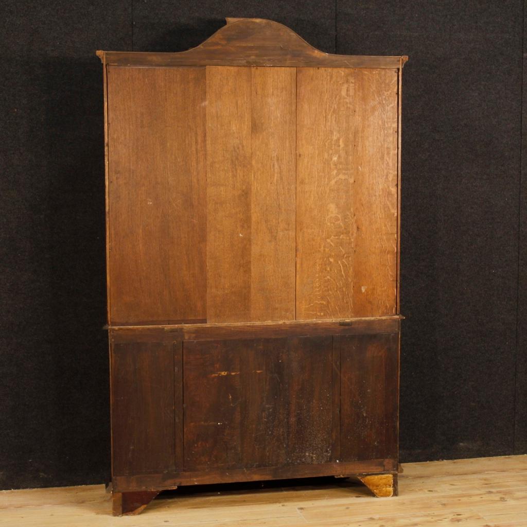 Dutch Showcase in Walnut, Burl, Mahogany, Oak from 20th Century 4