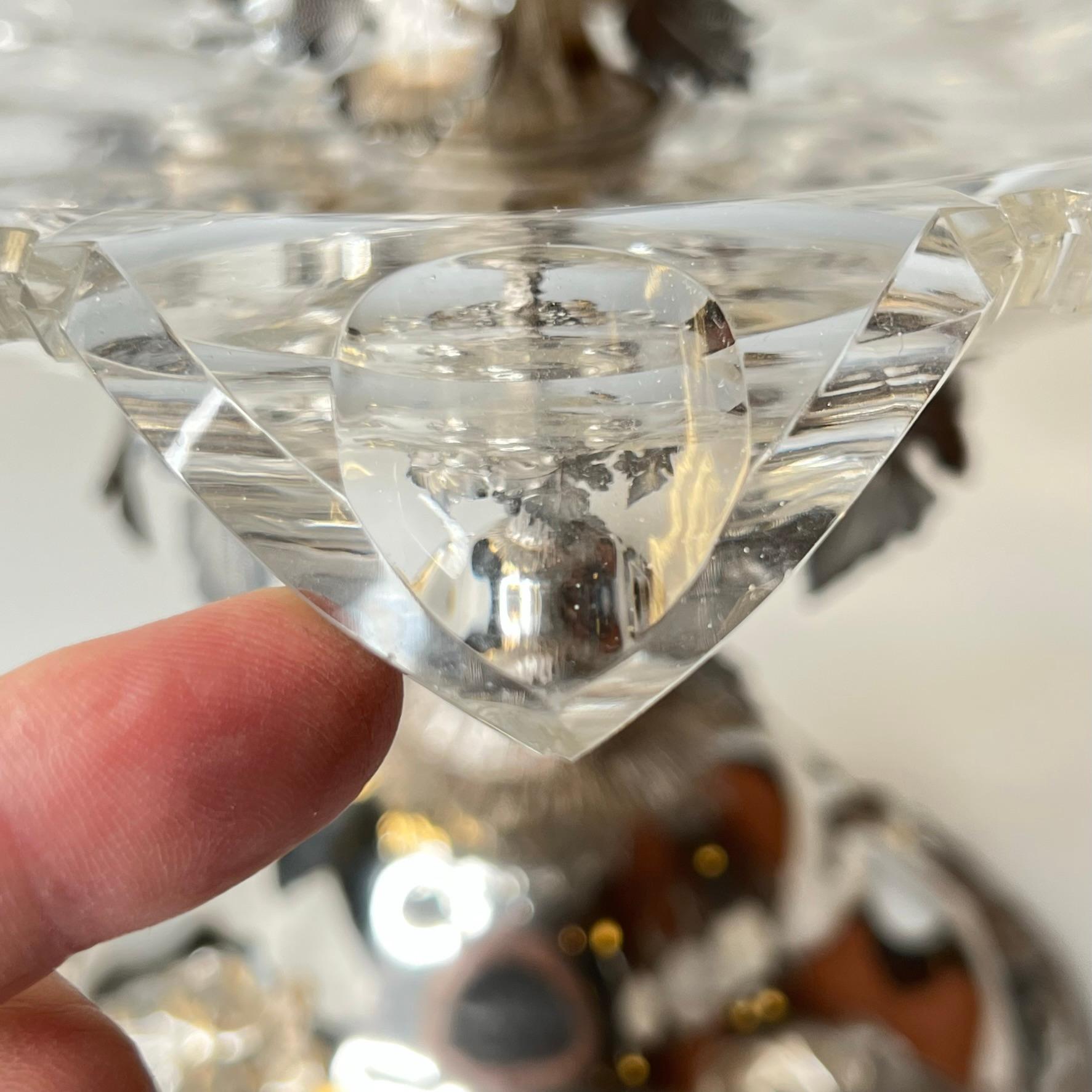 Niederländischer Dessertständer aus Silber und geschliffenem Glas von J.M. van Kempen & Zoon im Angebot 13
