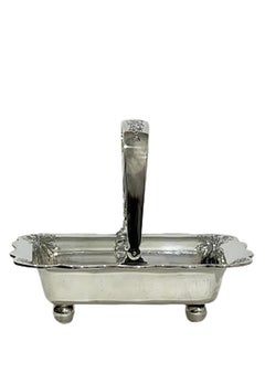 Dutch Silver Bonbon Basket, D.J. Aubert & Zn