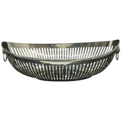 Dutch Silver Bread Basket, Amsterdam, 1926