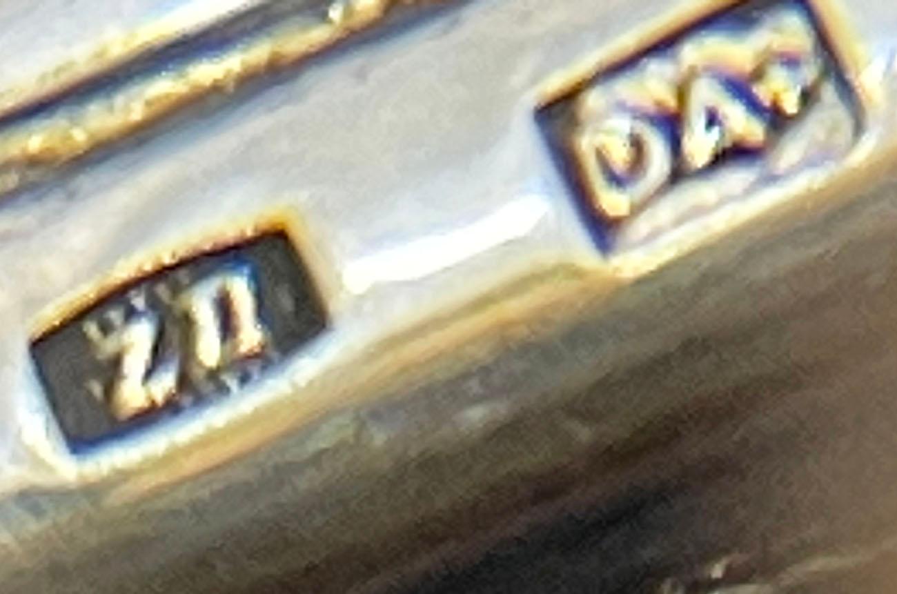 Panera de plata holandesa, Aubert & Zn en Bueno estado para la venta en Delft, NL