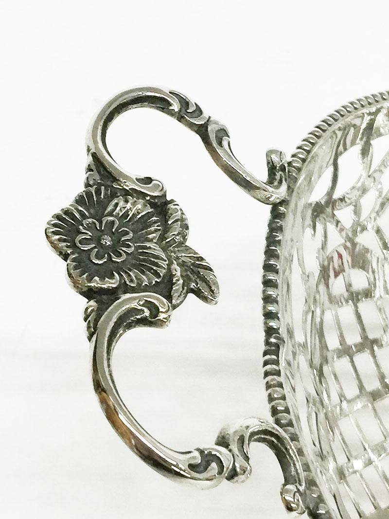 Panera holandesa de plata de J. Krins, Schoonhoven, 1967 Silver en venta