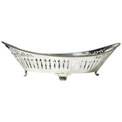 Dutch Silver Bread Basket, N.M. van Kempen en Zonen, 1894