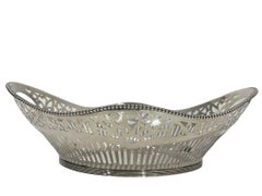 Dutch Silver Bread Basket, Schoonhoven 1966