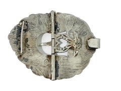 Dutch silver buckle by J.J. Lazonder, Schoonhoven 1867