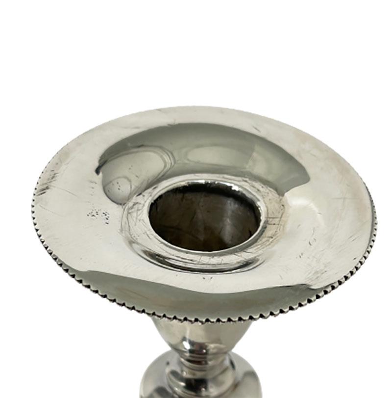 Dutch Silver Candleholders, Mid-20th Century For Sale 6