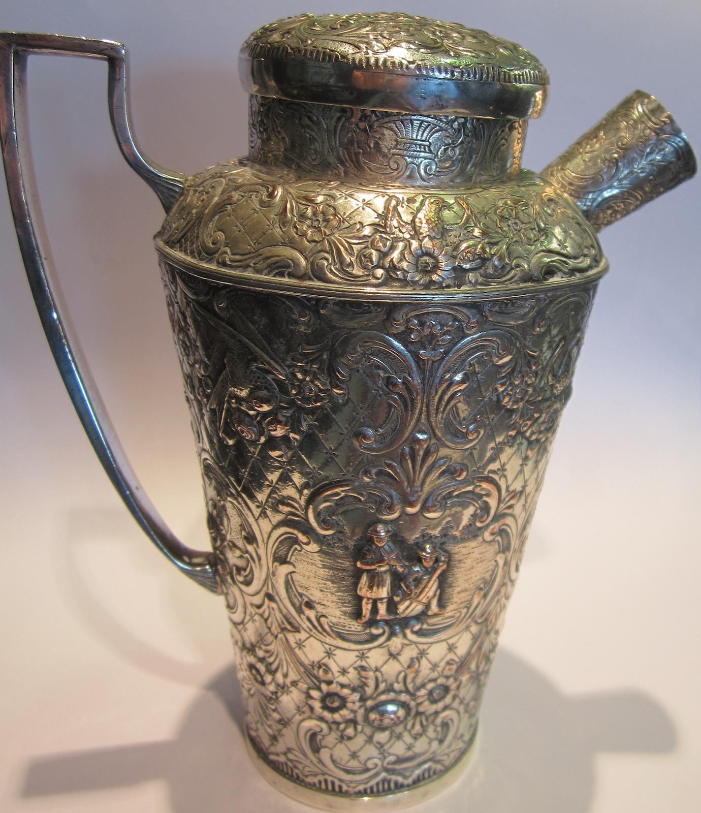 Late 19th Century Dutch Silver, Ewer or Jug For Sale