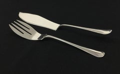 Dutch Silver Fish Servers by Van Kempen, 1948
