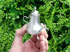 Dutch Silver Miniature Samovar/Coffee Urn - Antique 1722