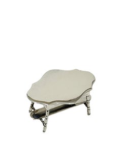 Dutch Silver Miniature Table by Hooijkaas, Schoonhoven for a Doll's House