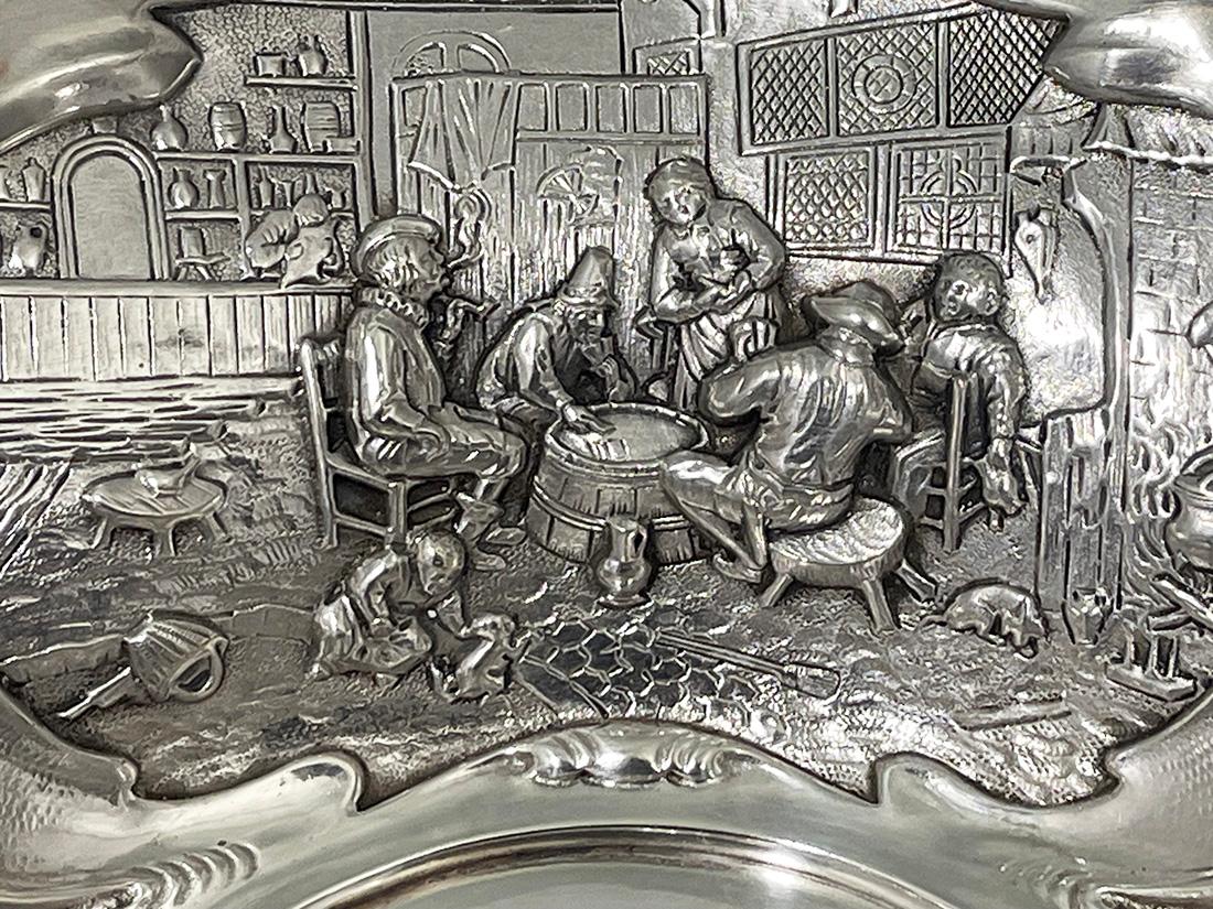 Cuenco ovalado de plata holandesa, panera de Schoorl/ Krot, Amsterdam, fechado en 1928 Silver en venta