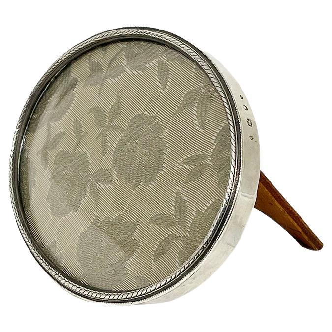 Marco de fotos ovalado de plata holandesa, Zaanlandse Zilversmederij, 1973